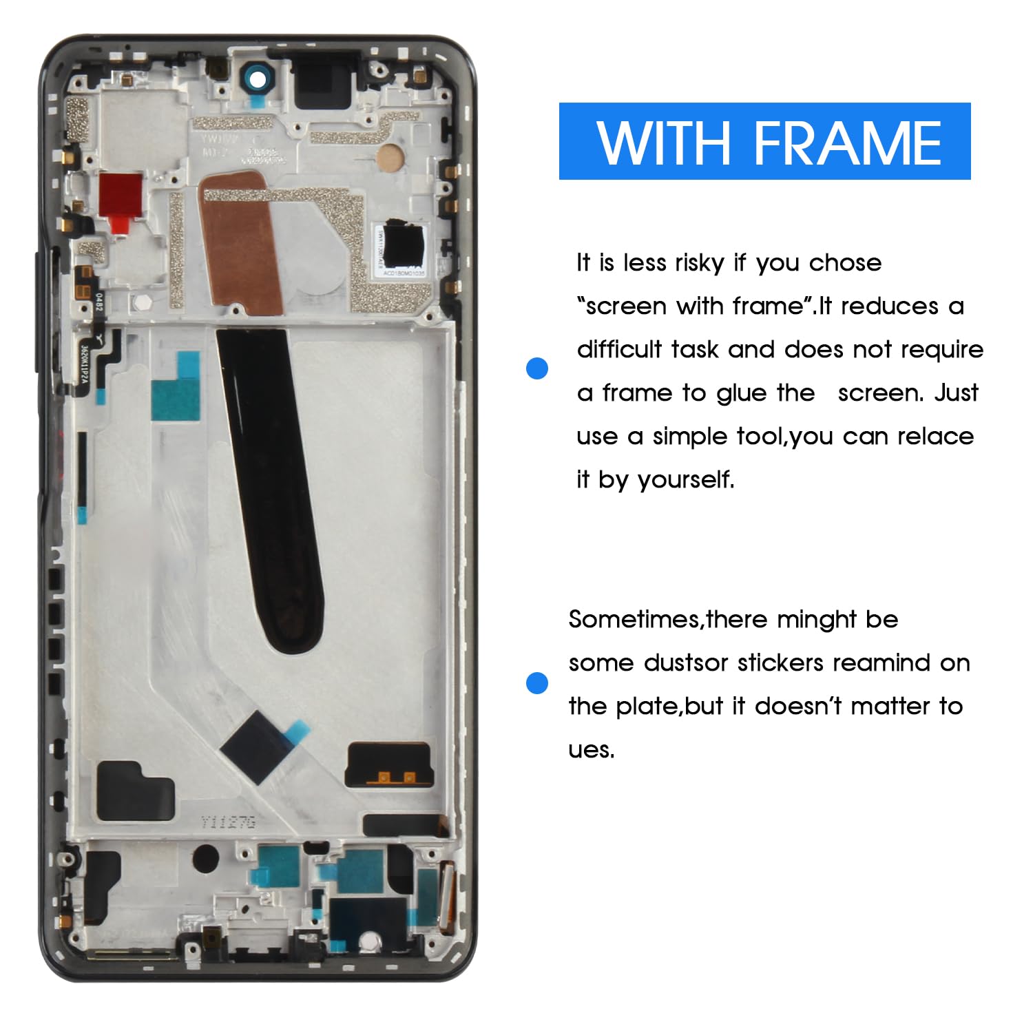 Amazon.com: TFT for Xiaomi Poco F3 Screen Replacement for Xiaomi